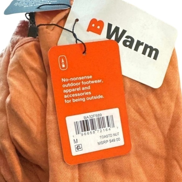 Bass Outdoor Women S Hibernate Half Zip Hoodie sweater Top Orange Size Medium - Picture 8 of 15